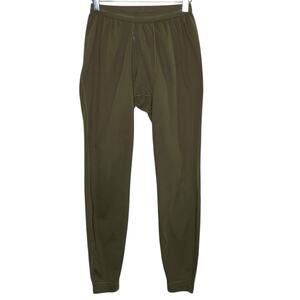 Patagonia L Mens Olive Capilene Performance BaseLayer Pants 44320